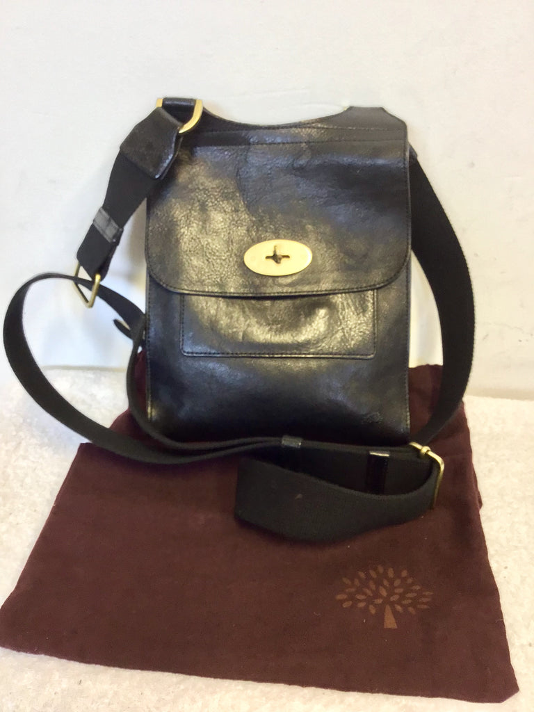 Mulberry black cross body bag sales