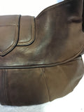 MULBERRY JONI BROWN SOFT LEATHER CROSS BODY SLOUCH HOBO BAG