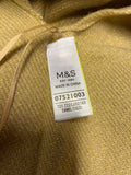 MARKS & SPENCER CAMEL & GOLD METALLIC WRAP ONE SIZE