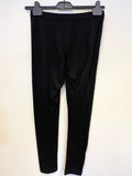 MAX MARA WEEKEND BLACK SKINNY LEG TROUSERS SIZE S