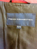 FRENCH CONNECTION RED WOOL & CASHMERE COAT SIZE 8