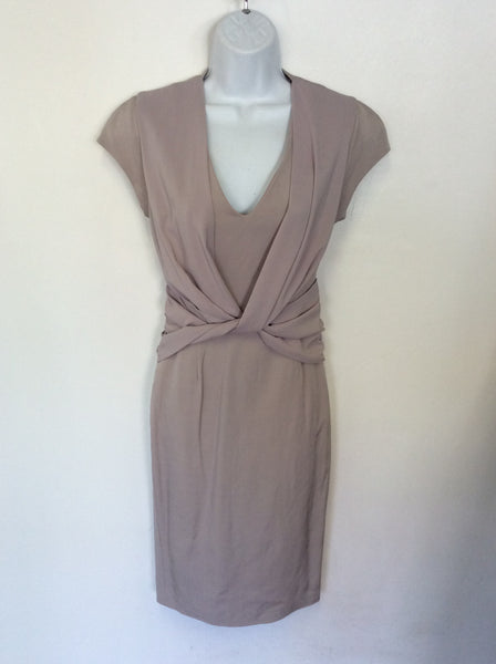 REISS MINK MADDOX PENCIL DRESS SIZE 6