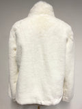 BRAND NEW FASHIONABLE WHITE FAUX FUR JACKET SIZE 3XL UK 16