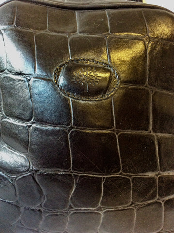 MULBERRY BLACK LEATHER CONGO BACK PACK/ SHOULDER BAG