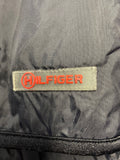 TOMMY HILFIGER SPORT BLACK CONCEALED HOOD GILET SIZE L