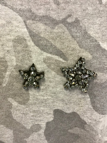 OUI GREY CAMOUFLAGE JEWEL TRIM DRAWSTRING TIE JUMPER SIZE 16