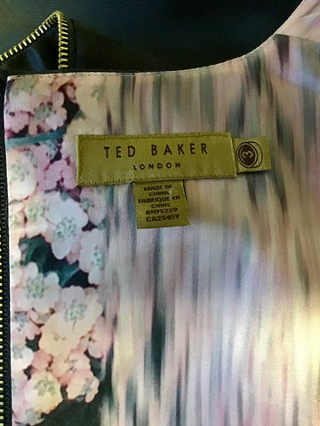 TED BAKER WORKING TITLE DARK GREY WOOL BLEND DRESS SUIT SIZE 3 UK 12