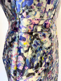 LK BENNETT SUSAN MULTI COLOURED DITSY PRINT SPECIAL OCCASION DRESS SIZE 12