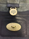 MULBERRY BLACK LEATHER ANTONY CROSS BODY MESSANGER BAG