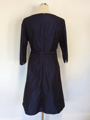 HOBBS INVITATION DARK BLUE SPECIAL OCCASION DRESS SIZE 16