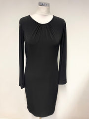 VELVET BY GRAHAM & SPENCER BLACK JERSEY PENCIL DRESS SIZE M