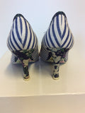NEW EX DISPLAY IRREGULAR CHOICE STRIPE,SPOT & FLORAL PRINT HEELS SIZE 6/39