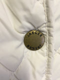 JAEGER IVORY QUILTED LIGHTWEIGHT JACKET SIZE 16