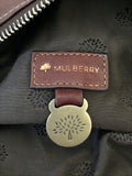 MULBERRY BROWN ANGELICA SOFT NAPPA LEATHER TASSEL BAG
