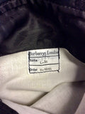 BURBERRY’S CHARCOAL WOOL CLASSIC FORMAL COAT SIZE 38