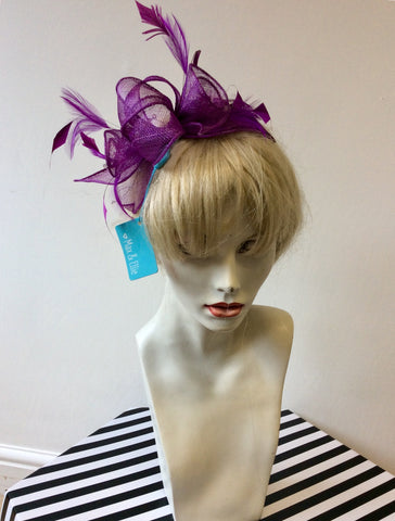 BRAND NEW MAX & ELLIE MAGENTA PINK FASCINATOR ON A HEADBAND