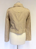 MULBERRY CREAM COTTON JACKET & SKIRT SUIT SIZE 10