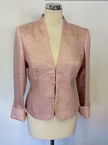 PHASE EIGHT LIGHT PINK SPECIAL OCCASION JACKET SIZE 12