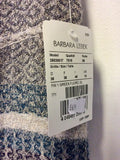 BRAND NEW BARBARA LEBEK GREEN PRINT A LINE SKIRT SIZE 10