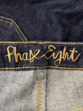 PHASE EIGHT DARK BLUE DENIM SKINNY LEG JEANS SIZE 14