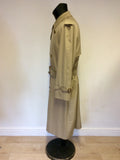 AQUASCUTUM HONEY BELTED TRENCH COAT SIZE L