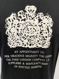 FAKE LONDON BLACK & WHITE ‘BY APPOINTMENT’ PRINT SHORT SLEEVE T SHIRT SIZE M