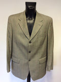 MAGEE BLACK & GREY PRINCE OF WALES CHECK WOOL SUIT SIZE 42 R