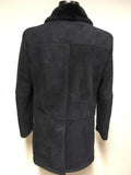 BRAND NEW CROMBIE BLACK SHEARLING COAT SIZE S