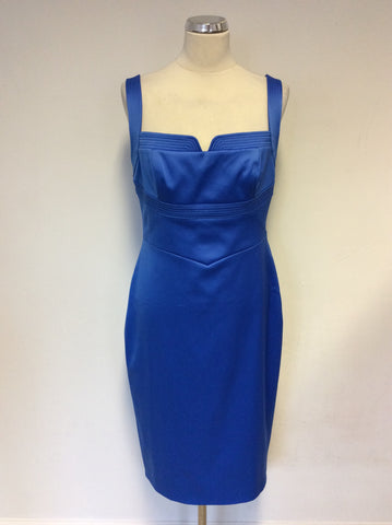 BRAND NEW KAREN MILLEN BLUE SPECIAL OCCASION PENCIL DRESS SIZE 14