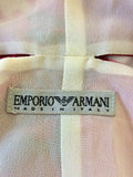 EMPORIO ARMANI SILK PRINT SPECIAL OCCASION DRESS SIZE 40 UK 8