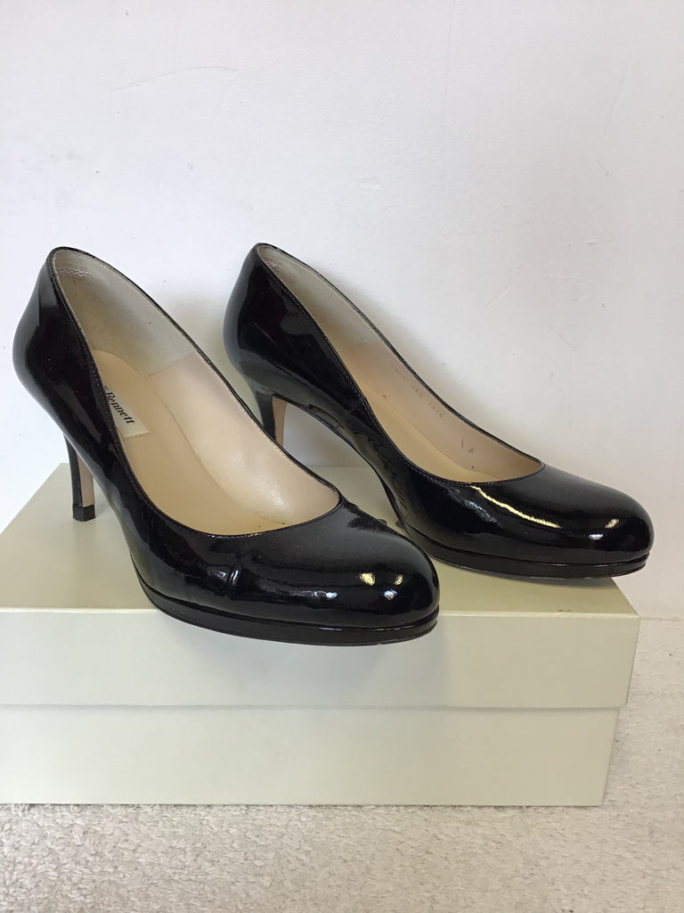 Lk bennett 2024 black patent shoes