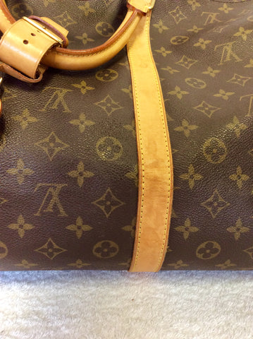 LOUIS VUITTON BROWN MONOGRAM 60 KEEPALL