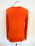 GERARD DAREL CORAL FINE KNIT COTTON SLEEVELESS TOP & CARDIGAN SET SIZE 2 UK 12