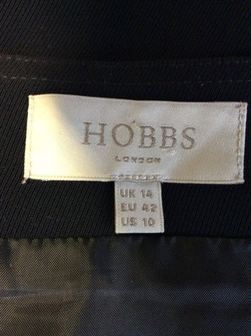 HOBBS BLACK PENCIL SKIRT SIZE 14