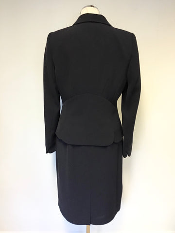 HOBBS NAVY BLUE JACKET & PENCIL DRESS SUIT SIZE 12