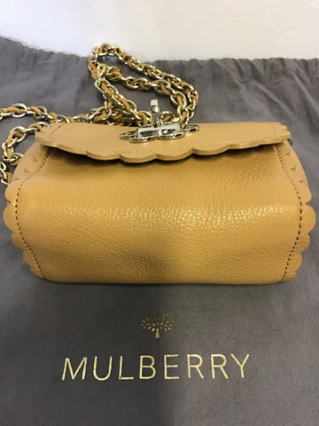 BRAND NEW MULBERRY BISCUIT MINI CECILY FLOWER BAG