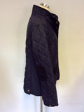 JOULES NAVY BLUE QUILTED MOREDALE JACKET SIZE 16