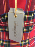 BRAND NEW BOMBSHELL RED TARTAN CONFIDENT HOURGLASS DRESS SIZE 12