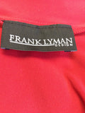 FRANK LYMAN RED SHORT SLEEVE BOLERO JACKET SIZE 14