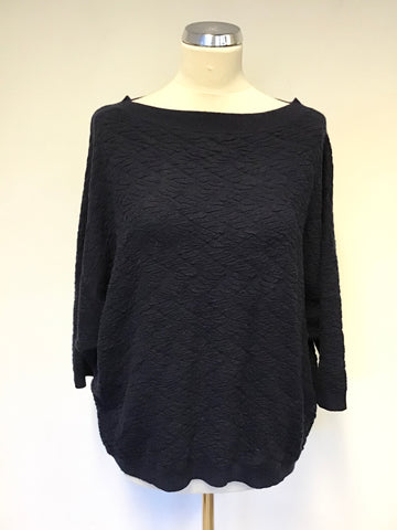 PHASE EIGHT NAVY BLUE 3/4 SLEEVE JUMPER SIZE 14