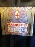 G.A. DUNN & CO DARK GREY CROMBIE CLOTH WOOL COAT SIZE 36R