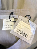 BRAND NEW SARAH PACINI GREY RAMIE TIERED WRAP AROUND SKIRT SIZE 1 UK 10