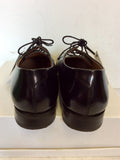 BRAND NEW MARKS & SPENCER COLLEZIONE BLACK LEATHER LACE UP SHOES SIZE 9/43