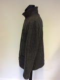 DKNY JEANS GREY WOOL JACKET SIZE L