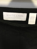 BRAND NEW WHITE LABEL BY THE WHITE COMPANY BLACK STRETCH STRAIGHT LEG TROUSERS SIZE 14