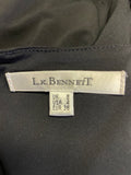 LK BENNETT BLACK SLEEVELESS LONG SPECIAL OCCASION/ EVENING DRESS SIZE 8