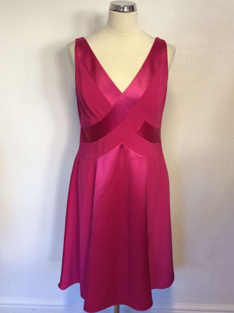 autograph pink dress Pretty in fuchsia and loving every moment This double-layer shift dress is all about that effortless chicperfect for making a bold statement with ease! Dress: https://www.autographfashion.com.au/product/autograph-double-layer-front-neck-detail