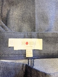 BRAND NEW HOBBS DENIM BLUE CAPRI PANTS SIZE 6
