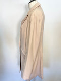 BRAND NEW KAREN MILLEN BLUSH TUXEDO LONG BLAZER JACKET SIZE 16