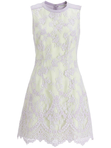 BRAND NEW WHISTLES ELLA LIME & LILAC LACE A LINE DRESS SIZE 16